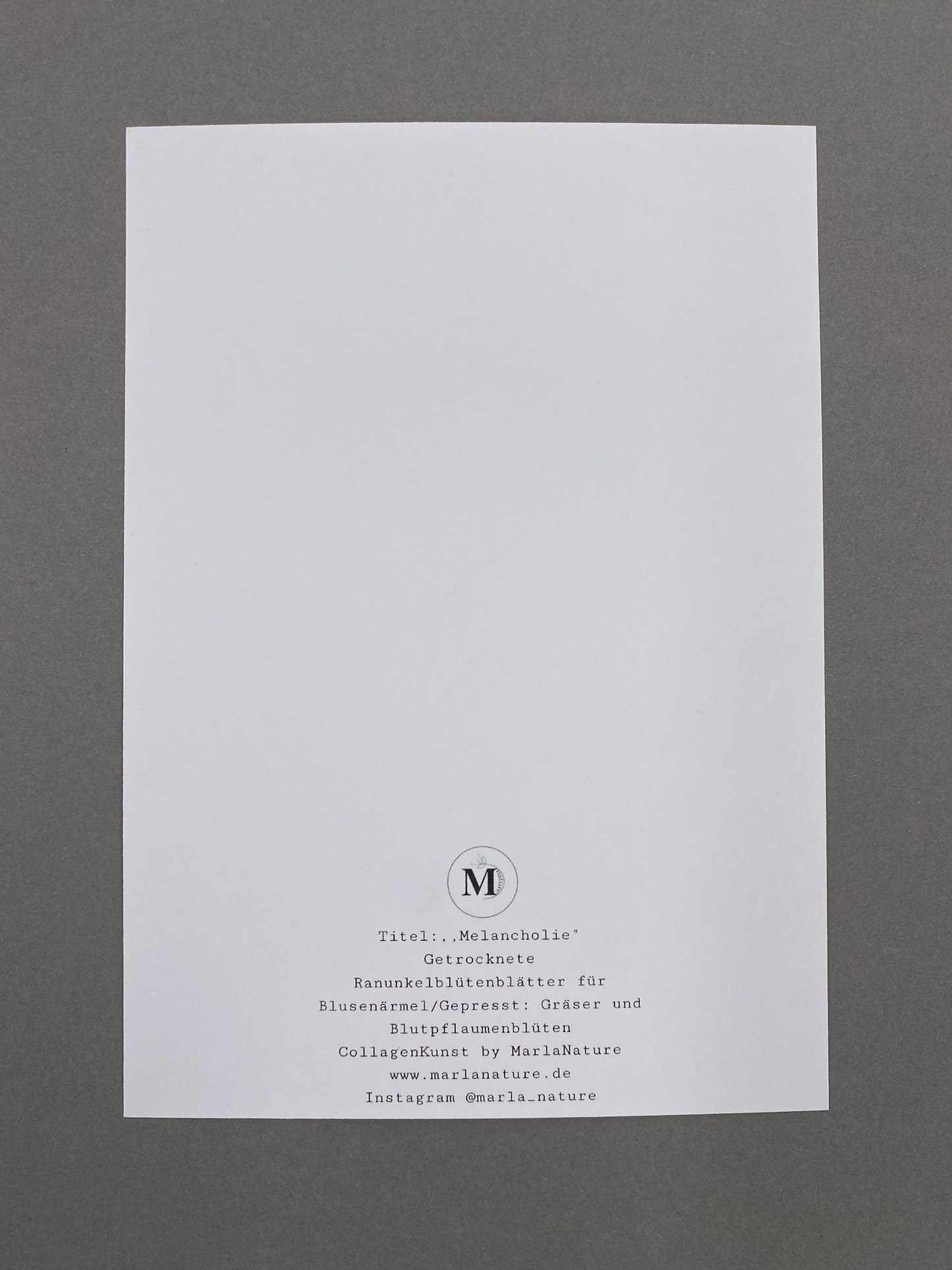 ,,Melancholie"