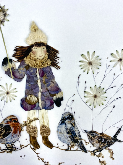 Print ,, Wintermädchen"