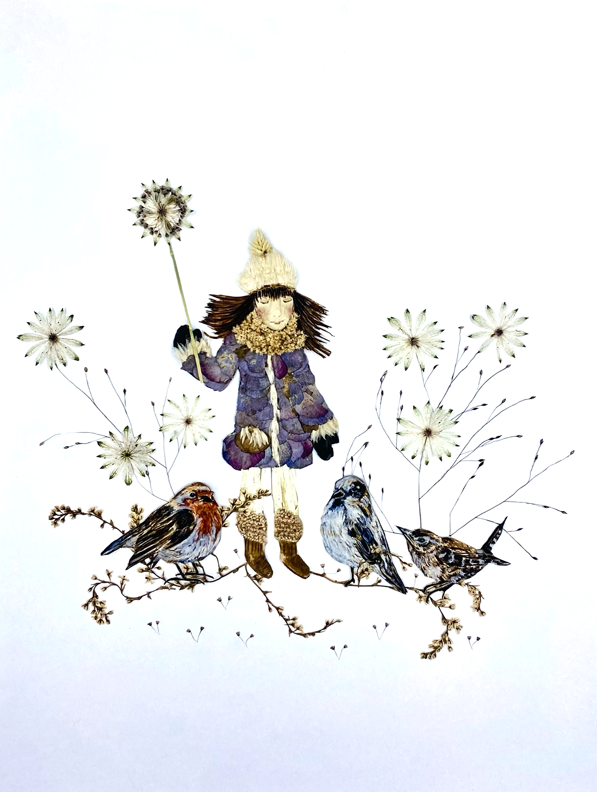 Print ,, Wintermädchen"