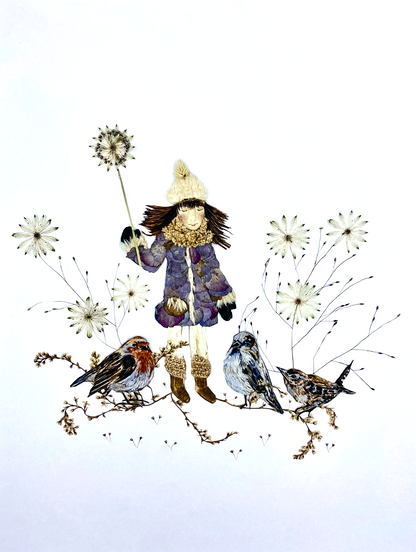 Print ,, Wintermädchen"