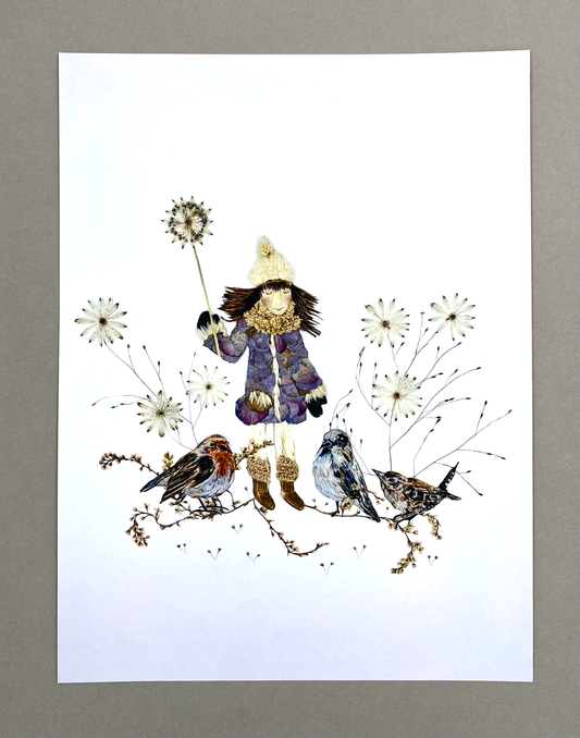 Print ,, Wintermädchen"